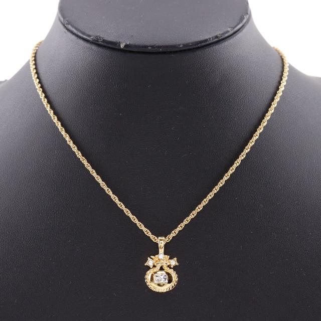 NINA RICCI ニナリッチ NR 金メッキ ネックレス 7.4g レディース 【中古】