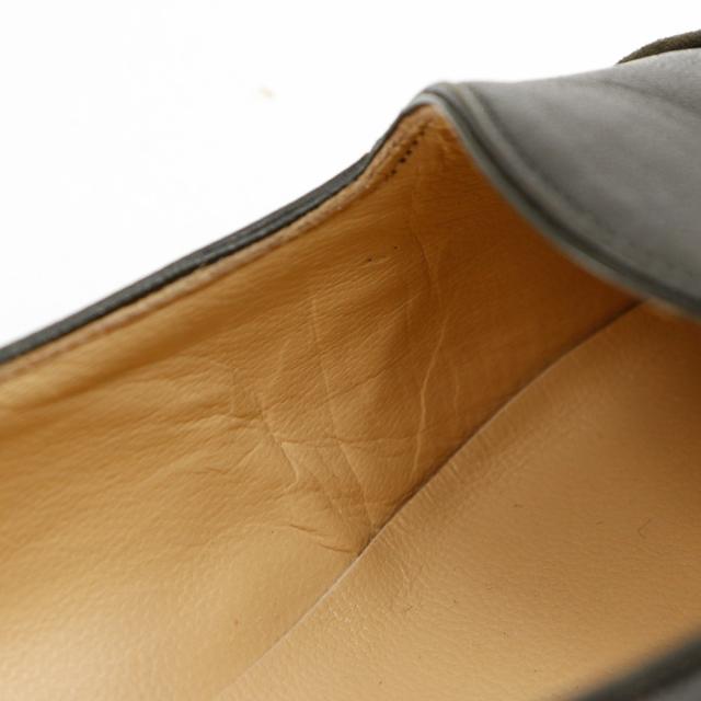 GUCCI グッチ 置き目毛革 なめし革 茶 パンプス レディース 【中古】