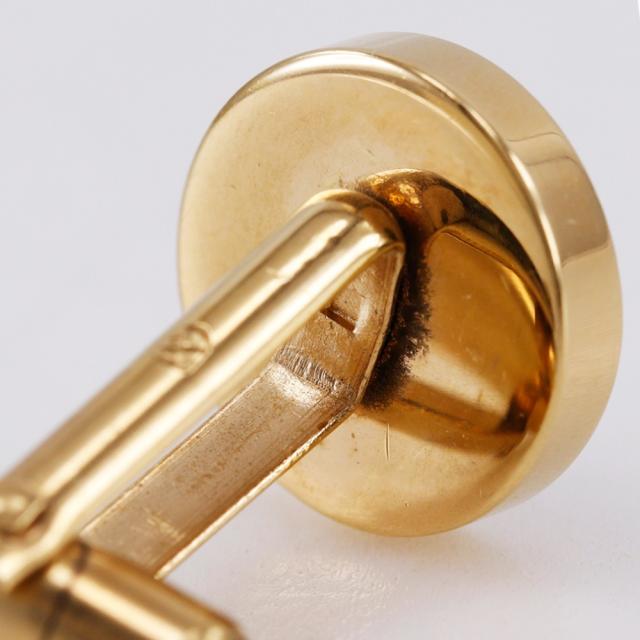 Dunhill ダンヒル タイタックセット 金メッキ 黒 カフス メンズ 【中古】_5
