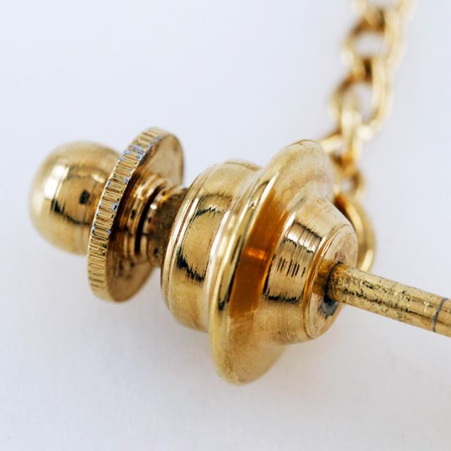 Dunhill ダンヒル タイタックセット 金メッキ 黒 カフス メンズ 【中古】_8