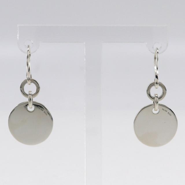 GUCCI グッチ トレードマーク ロゴ ラウンド シルバー925 ピアス 12.1g