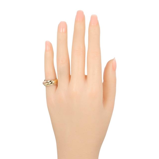 CARTIER カルティエ トリニティ K18ゴールド（YG×PG×WG） 7.5号 リング