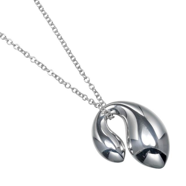 TIFFANY&amp;Co. ティファニー ダブル ティアドロップ シルバー925 ネックレス 5.42g レディース