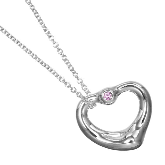 TIFFANY&amp;Co. ティファニー オープンハート シルバー925 ネックレス 3.64g レディース