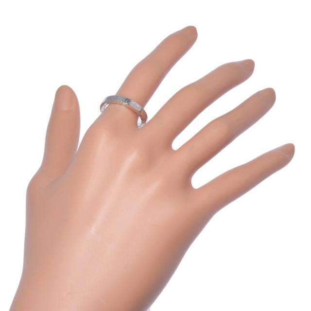 磨き済 カルティエ ラニエールリング K18 ホワイトゴールド #50