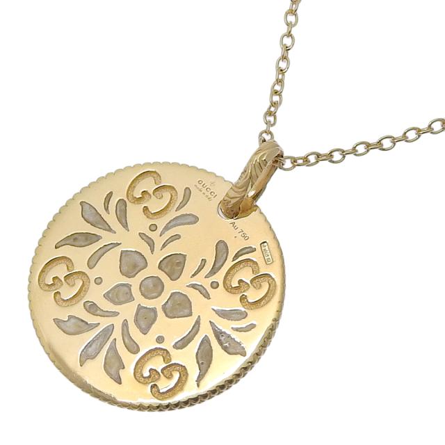 GUCCI グッチ アイコンブルーム K18イエローゴールド ネックレス 7.4g