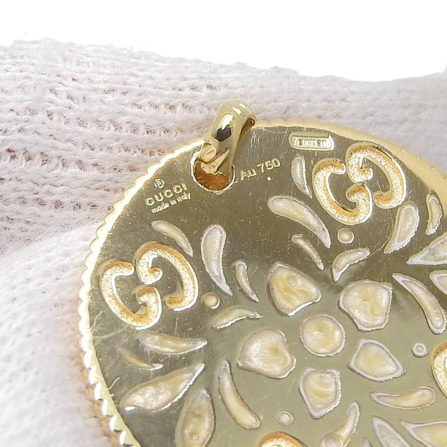 D2877 グッチ K18YG イエローゴールド アイコンブルームネックレス GUCCI グッチ アイコンブルーム K18イエローゴールド ネックレス 7.4g