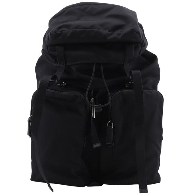 【極美品・現行】2VZ065 プラダ バックパック リュックサック 黒 メンズ 極美品】 プラダ リュック 2VZ065 黒 ☆【美品】PRADA プラダ ナイロン