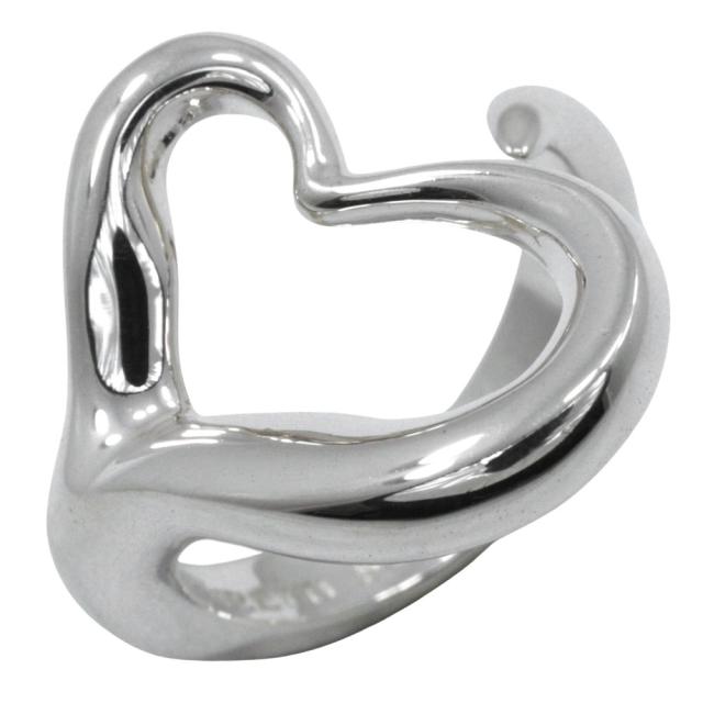 本日最終【極美品】ティファニー　オープンハートリング　12号 シルバー925 ティファニー オープンハート リング シルバー925 11〜12号の間