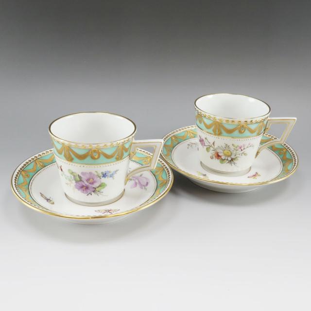 KPMベルリン プレート&コップ K P M ベルリン クアランド カップ