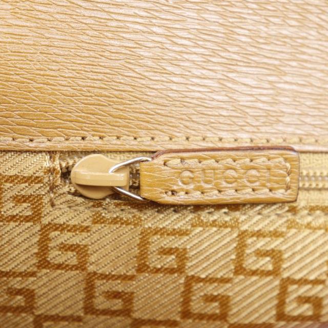 GUCCI グッチ Gバックル 001.4140 カーフ 茶 ショルダーバッグ