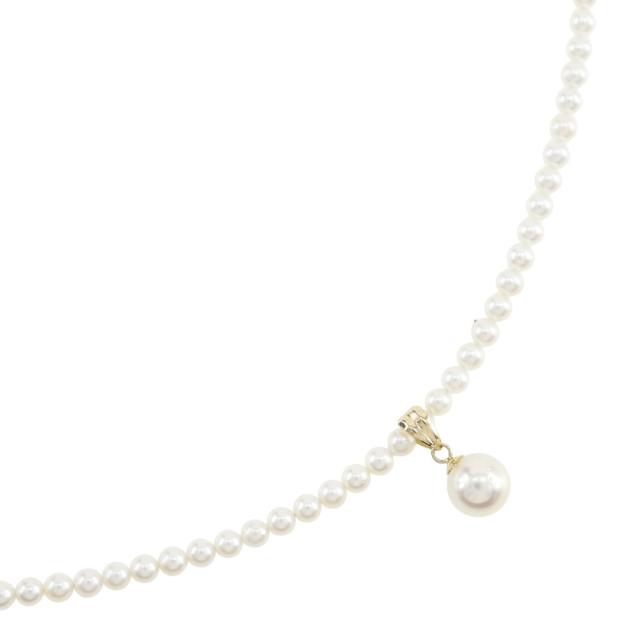 ベビーパール K18イエローゴールド ネックレス 7.0g レディース 【中古】