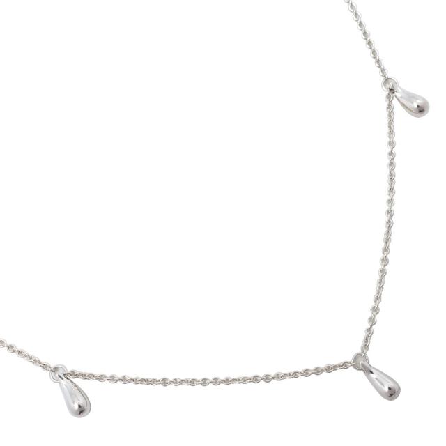 TIFFANY&amp;Co. ティファニー ティアドロップ3P シルバー925 ネックレス 4.3g レディース