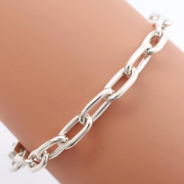 GUCCI グッチ ロゴプレート シルバー925 ブレスレット 19.8g ユニ