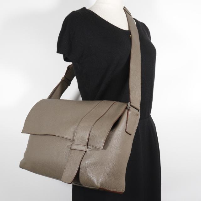 HERMES エルメス サックアルフレッド35 トリヨンクレマンス トープ