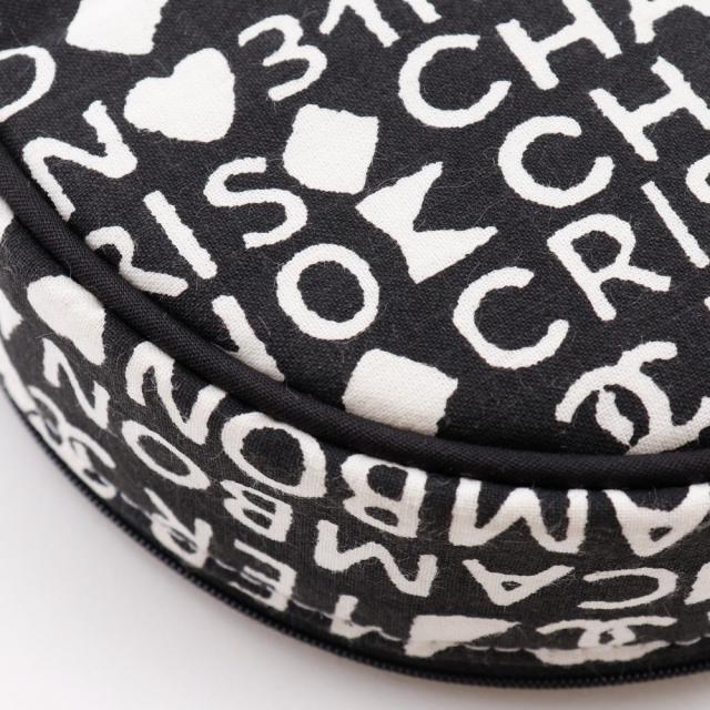 CHANEL シャネル メイクポーチ ノベルティ ノベルティ コットン 黒 ポーチ レディース_3