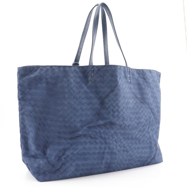 BOTTEGAVENETA ボッテガヴェネタ イントレッチオリュージョン ナイロン 紺 トートバッグ_2