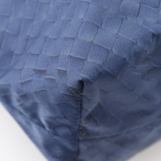 BOTTEGAVENETA ボッテガヴェネタ イントレッチオリュージョン ナイロン 紺 トートバッグ_3