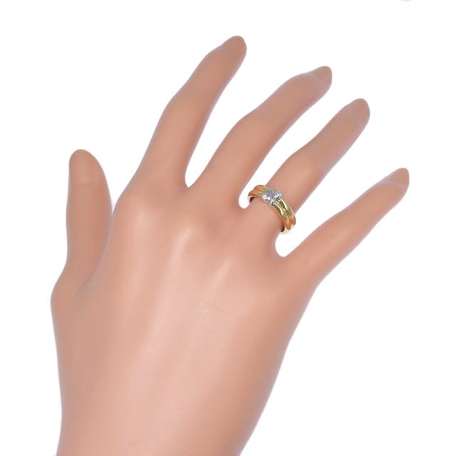 TIFFANY&Co. ティファニー シグネチャー 2Pダイヤ K18イエローゴールド