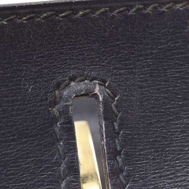 HERMES エルメス バニティ トラベルケース トラベルケース カーフ 黒