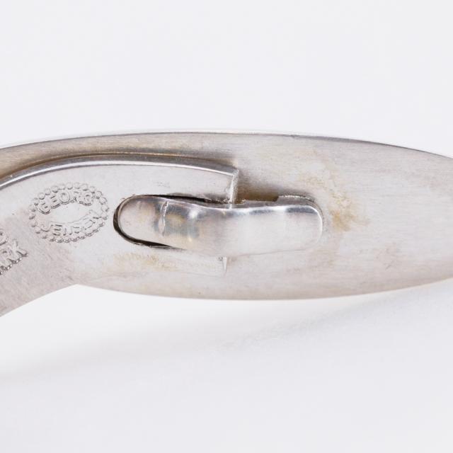 Georg Jensen ジョージジェンセン CTV シルバー925 カフス メンズ 【中古】 