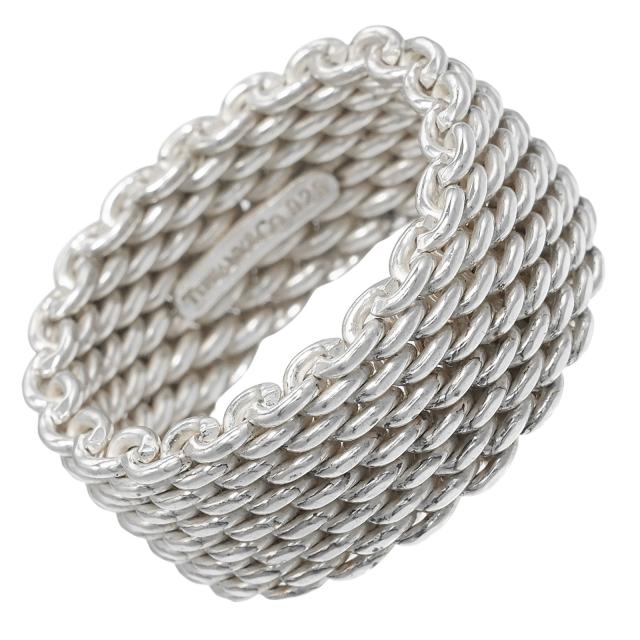 TIFFANY&Co. ティファニー サマセット シルバー925 13号 リング・指輪 8.6g レディース