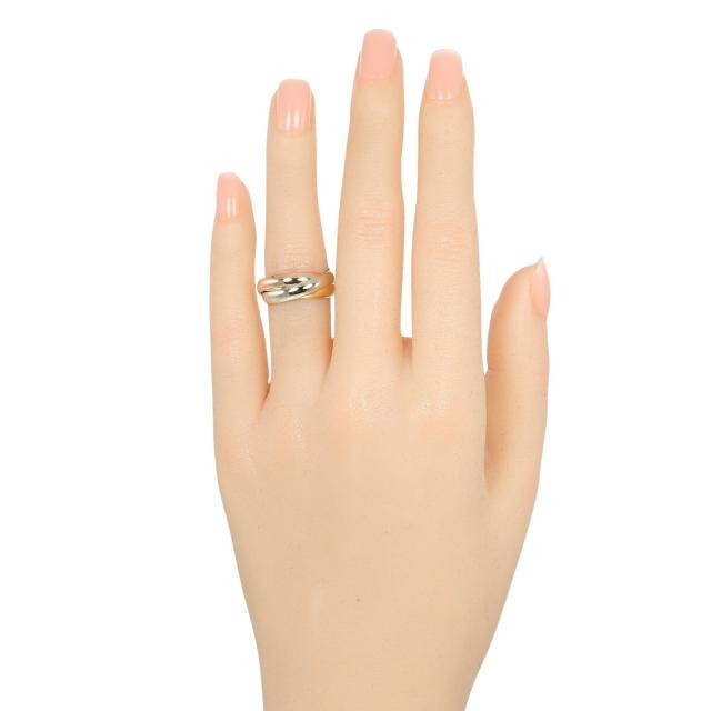 CARTIER カルティエ トリニティ K18ゴールド（YG×PG×WG） 9号 リング