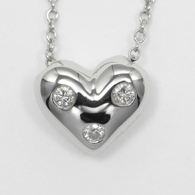 TIFFANY&Co. ティファニー ドッツハート Pt950プラチナ ネックレス