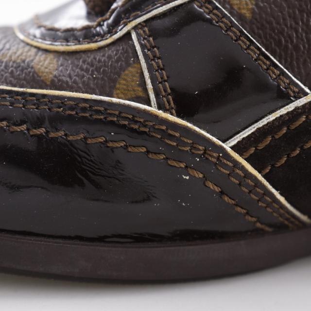 LOUIS VUITTON ルイ・ヴィトン ローカット モノグラムキャンバス 茶