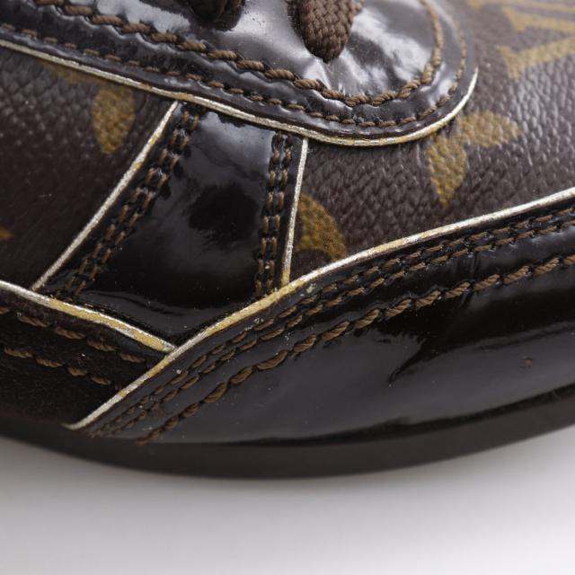 LOUIS VUITTON ルイ・ヴィトン ローカット モノグラムキャンバス 茶