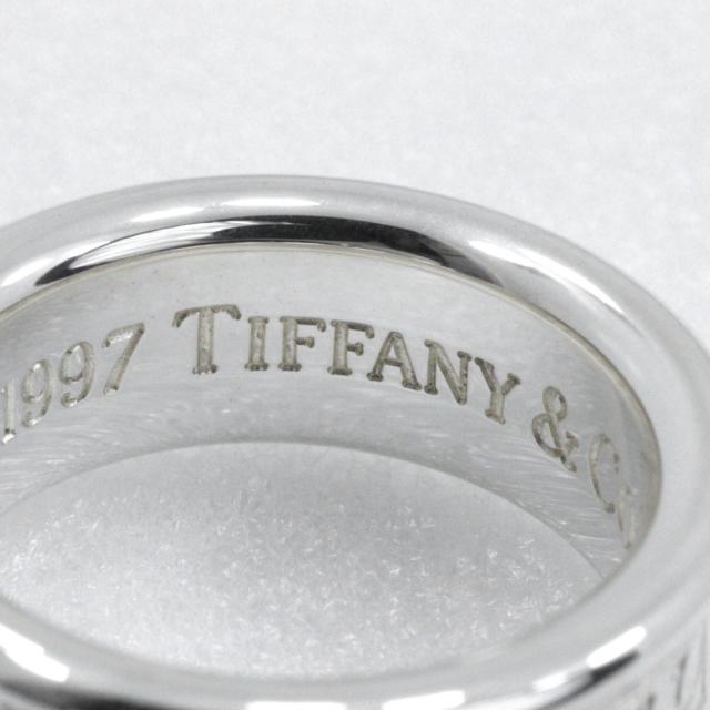 【美品】ティファニー 1837ナローリング SV925 #8 8号 Tiffany & Co. 1837ナローリング SV925 8号 美品 ティファニー