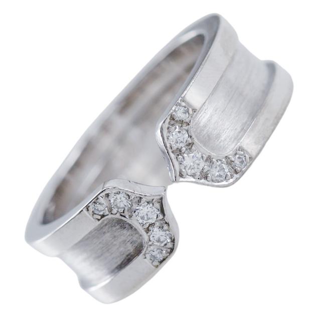 Cartier カルティエ　C2リング　11号　ホワイトゴールド Cartier カルティエ C2リング 11号 ホワイトゴールド CARTIER