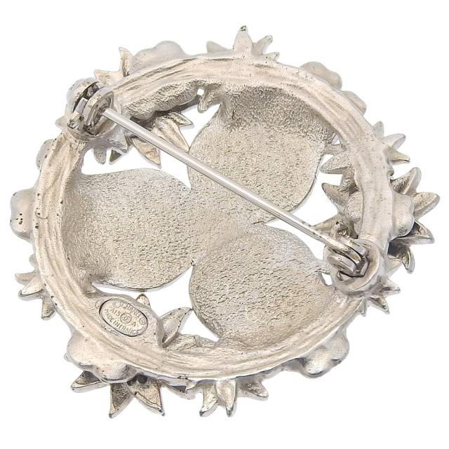 CHANEL シャネル ココマーク カメリア 金属製 赤/黄/白 ブローチ