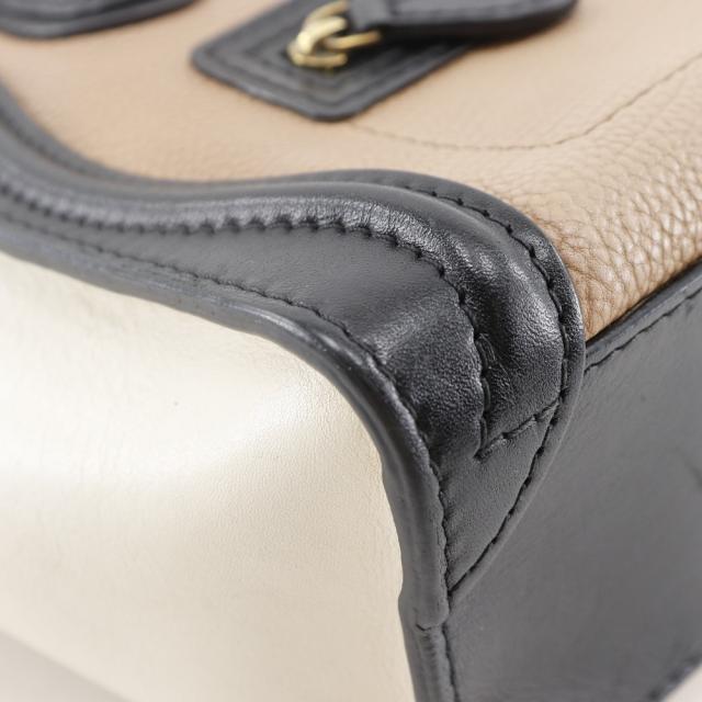 CELINE セリーヌ ラゲージ ナノショッパー バイカラー バイカラー