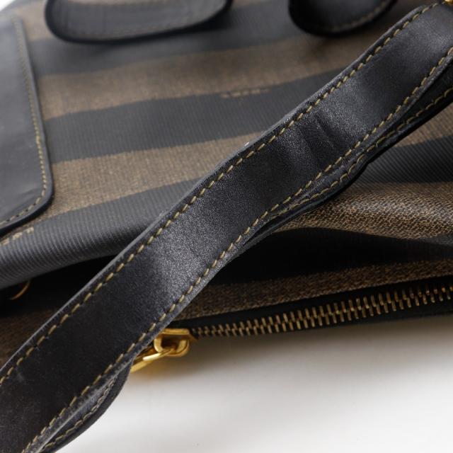 FENDI フェンディ ぺカン PVC 茶 リュック・デイパック レディース