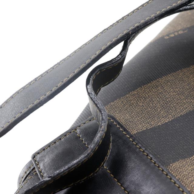 FENDI フェンディ ぺカン PVC 茶 リュック・デイパック レディース