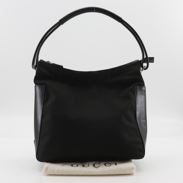 GUCCI グッチ 001.3766 ナイロンキャンバス 黒 ショルダーバッグ レディース 【中古】_18