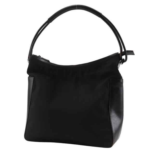 GUCCI グッチ 001.3766 ナイロンキャンバス 黒 ショルダーバッグ レディース 【中古】_1