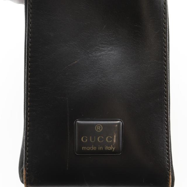 GUCCI グッチ 001.3766 ナイロンキャンバス 黒 ショルダーバッグ レディース 【中古】_8
