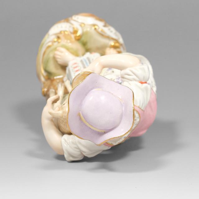 Meissen マイセン 羊飼いの少女 置物 オブジェ _ 【中古】