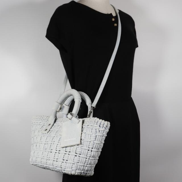 日本限定✨バレンシアガ ビストロ XS バスケット バッグ 2way エナメル