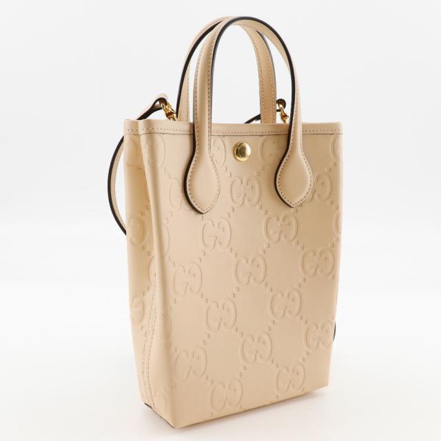 GUCCI グッチ スーパーミニバッグ 2WAYショルダー 2WAYショルダー 790133 レザー ベージュ_2