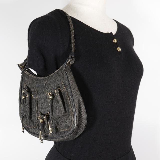 Givenchy ジバンシー アクセサリーポーチ Vintage Y2K デニム 紺