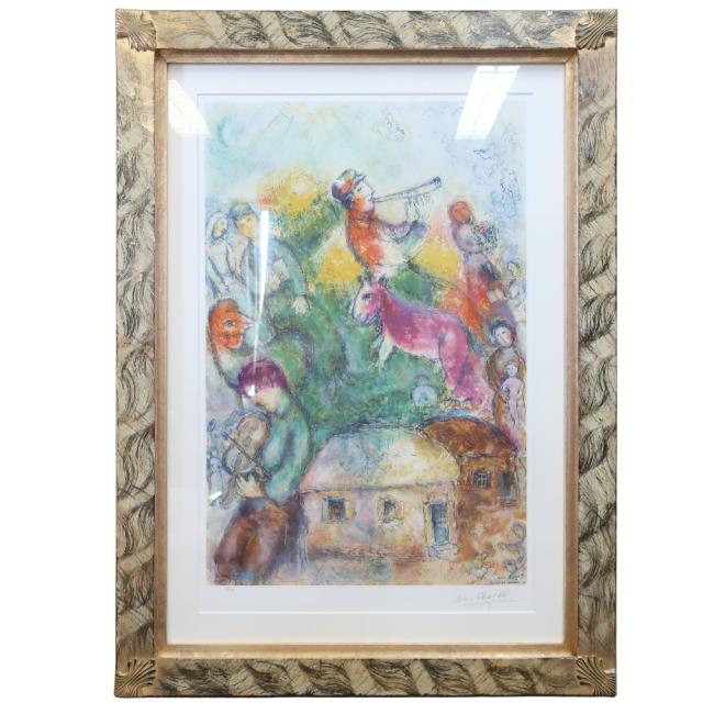 Marc Chagall マルク・シャガール 【ショーファー】 リトグラフ 52/300