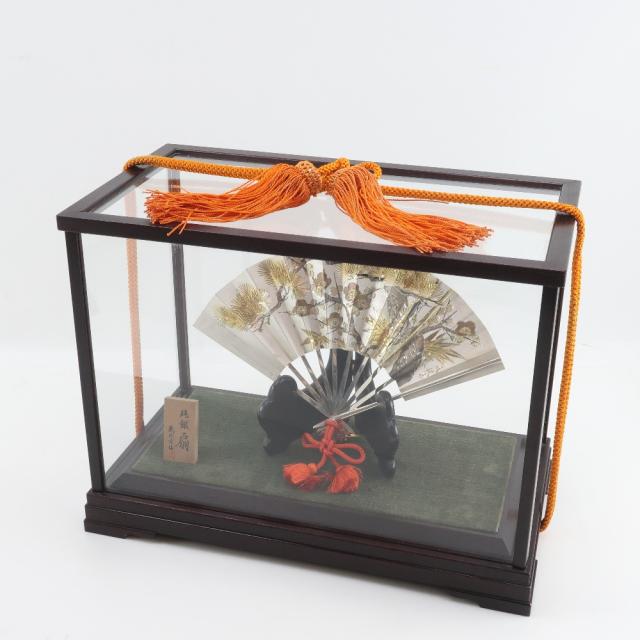 関武比古 作 【 純銀 扇 】 置物 純銀 シルバー 置物 オブジェ