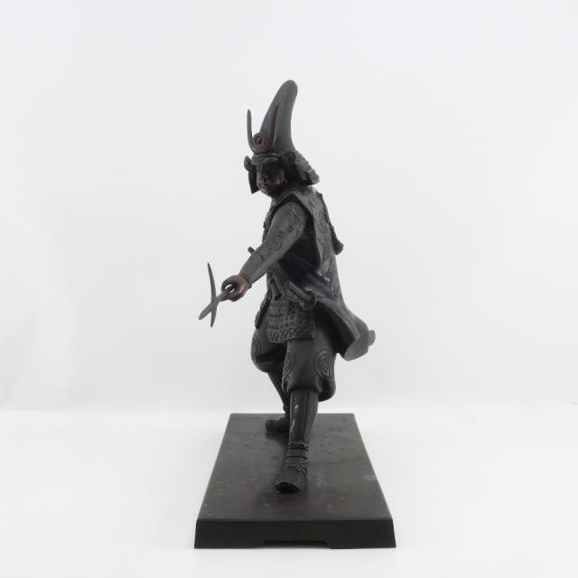 加藤清正公 ブロンズ像 金属製 置物 オブジェ ユニセックス 【中古】