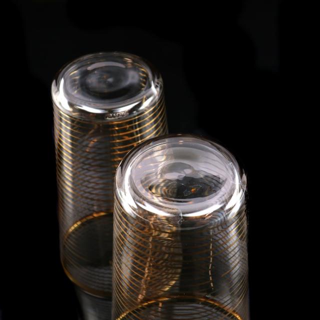 Baccarat バカラ オールドバカラ 金線文グラス 2客 ガラス 食器 _ 【中古】_5