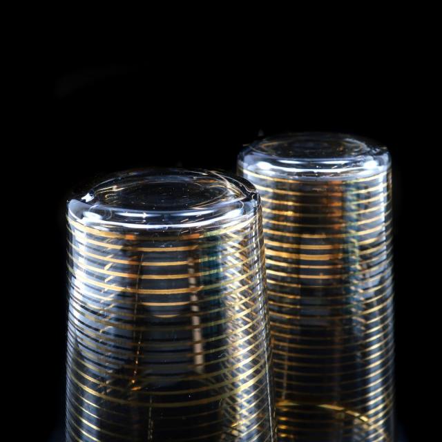 Baccarat バカラ オールドバカラ 金線文グラス 2客 ガラス 食器 _