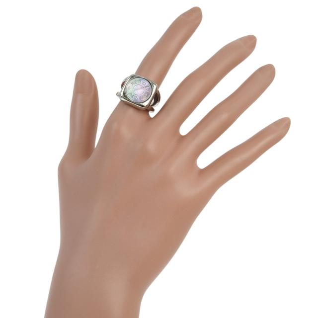 HERMES エルメス コロゾ セリエ BIJOUTERIE FANTAISIE 金属製 11号 シルバー リング・指輪 10.4g_1