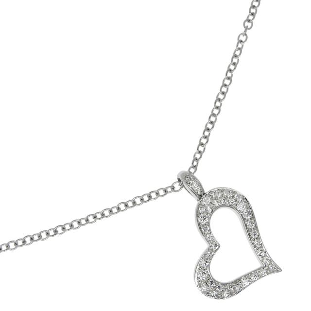 PIAGET ピアジェ ライムライト ハート K18ホワイトゴールド ネックレス 7.8g レディース